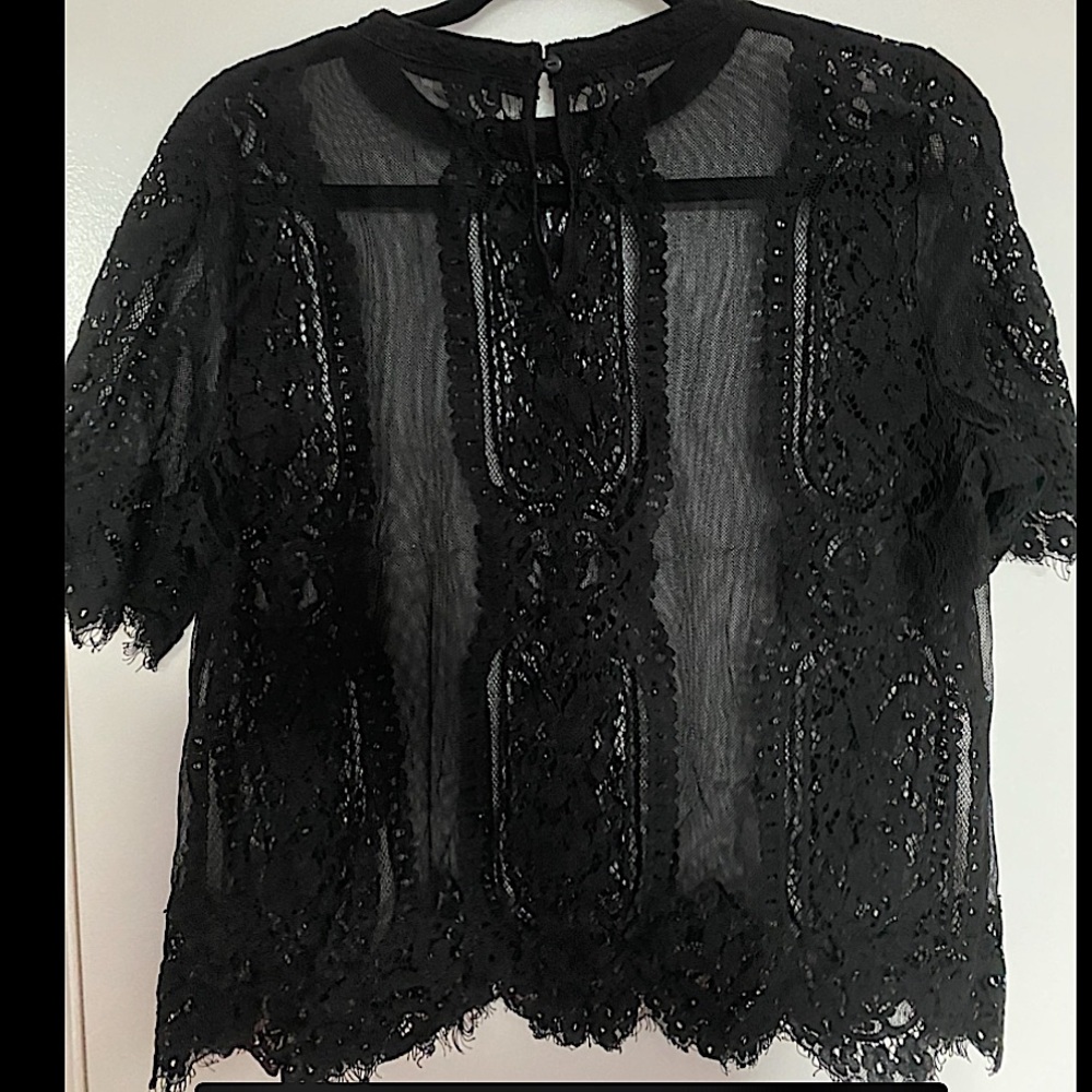 Beautiful black eye lace top